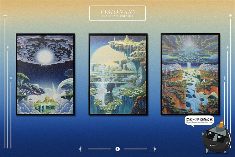 图片[19]-梦幻自然仙境超现实主义未来科幻数字艺术插图插画JPG图片PNG素材-设计猿