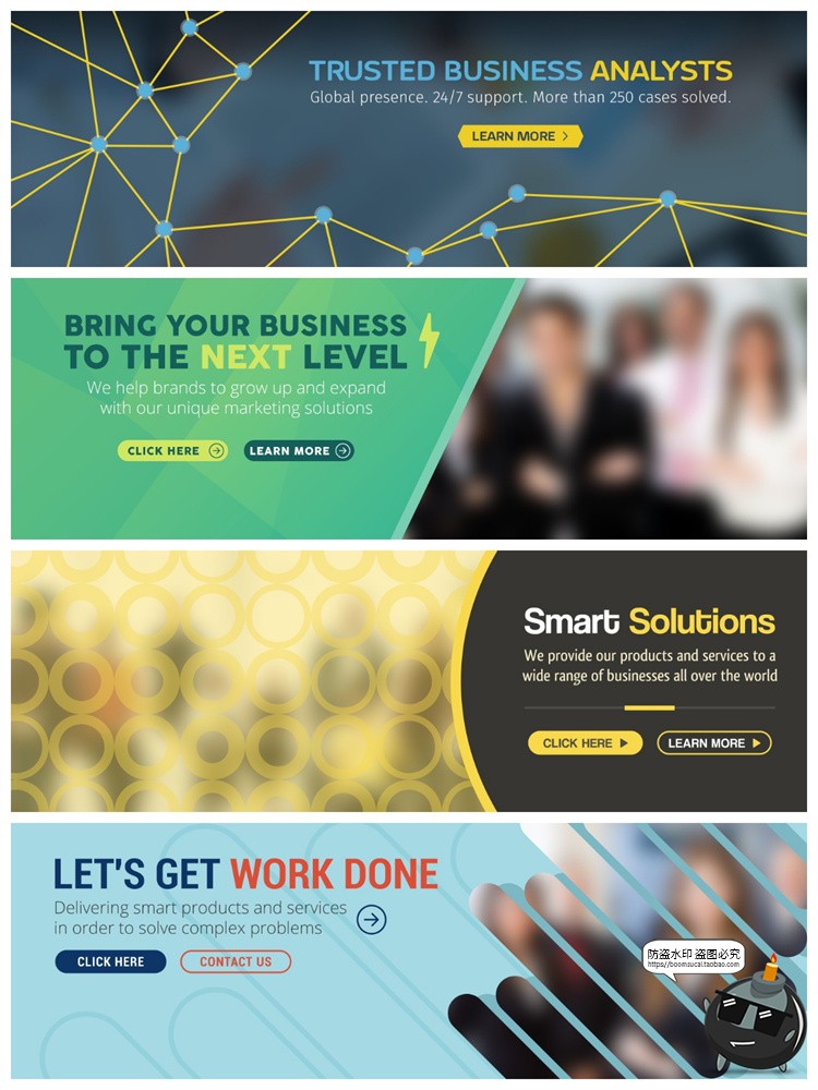 图片[4]-时尚地产餐饮健身banner横幅广告海报排版宣传模板PSD分层PS素材-设计猿