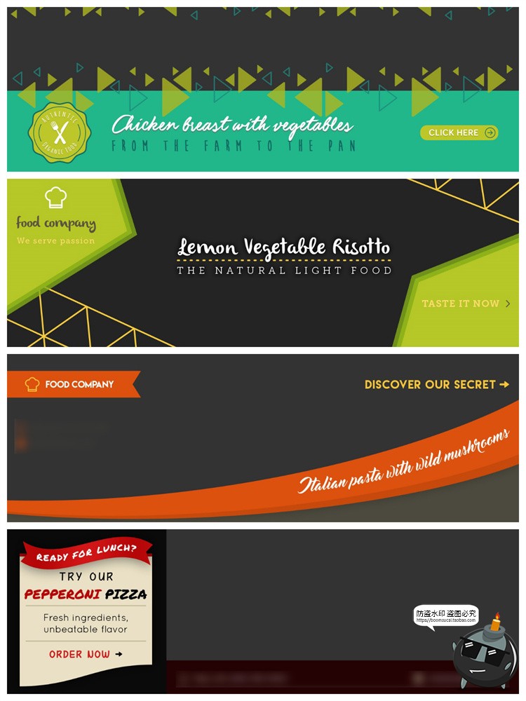 图片[11]-时尚地产餐饮健身banner横幅广告海报排版宣传模板PSD分层PS素材-设计猿