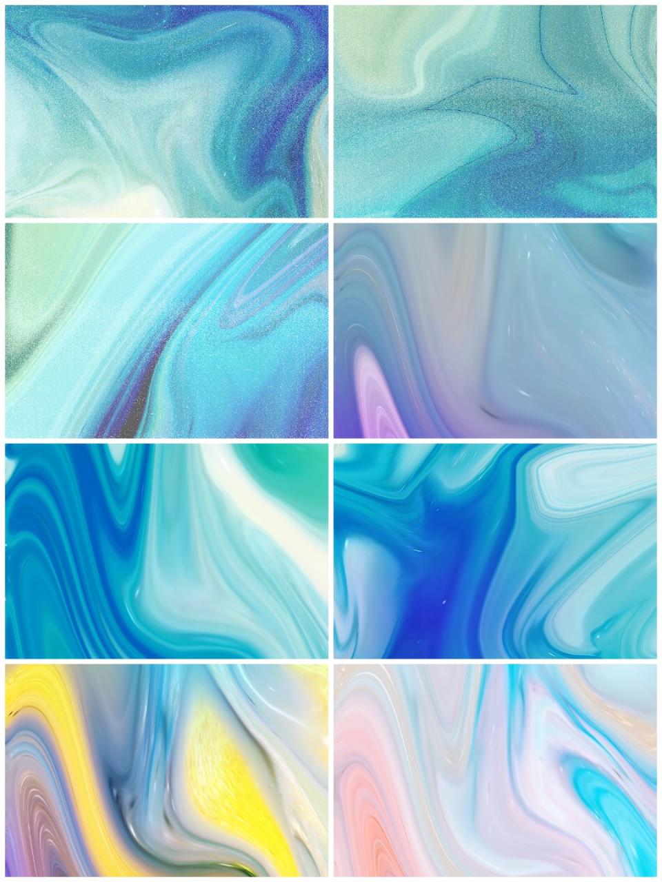 图片[2]-蒸汽波迷幻渐变颜料油漆水彩旋涡海报H5高清手机背景JPG图片素材-设计猿