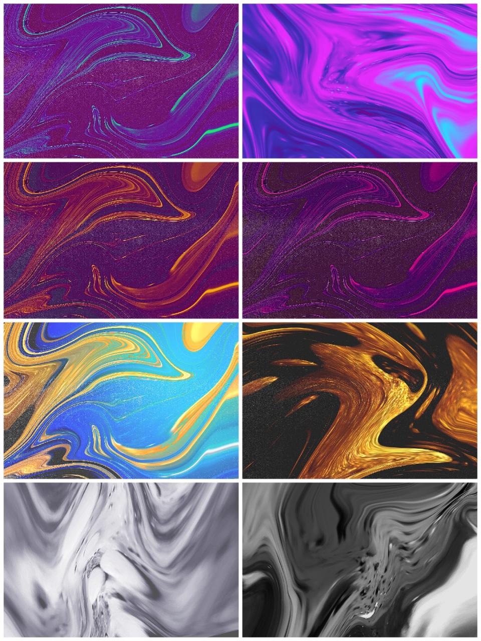 图片[3]-蒸汽波迷幻渐变颜料油漆水彩旋涡海报H5高清手机背景JPG图片素材-设计猿