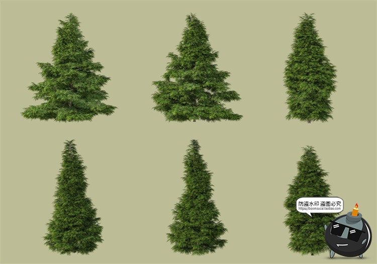 图片[12]-景观绿化灌木草类园林植物绿植后期装饰PSD模板源文件分层PS素材-设计猿