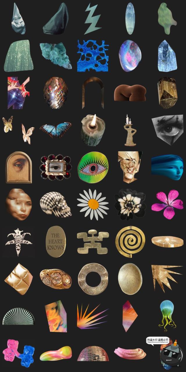 图片[4]-超现实主义神秘魔幻创意抽象艺术复古拼贴剪贴画png免抠图片素材-设计猿