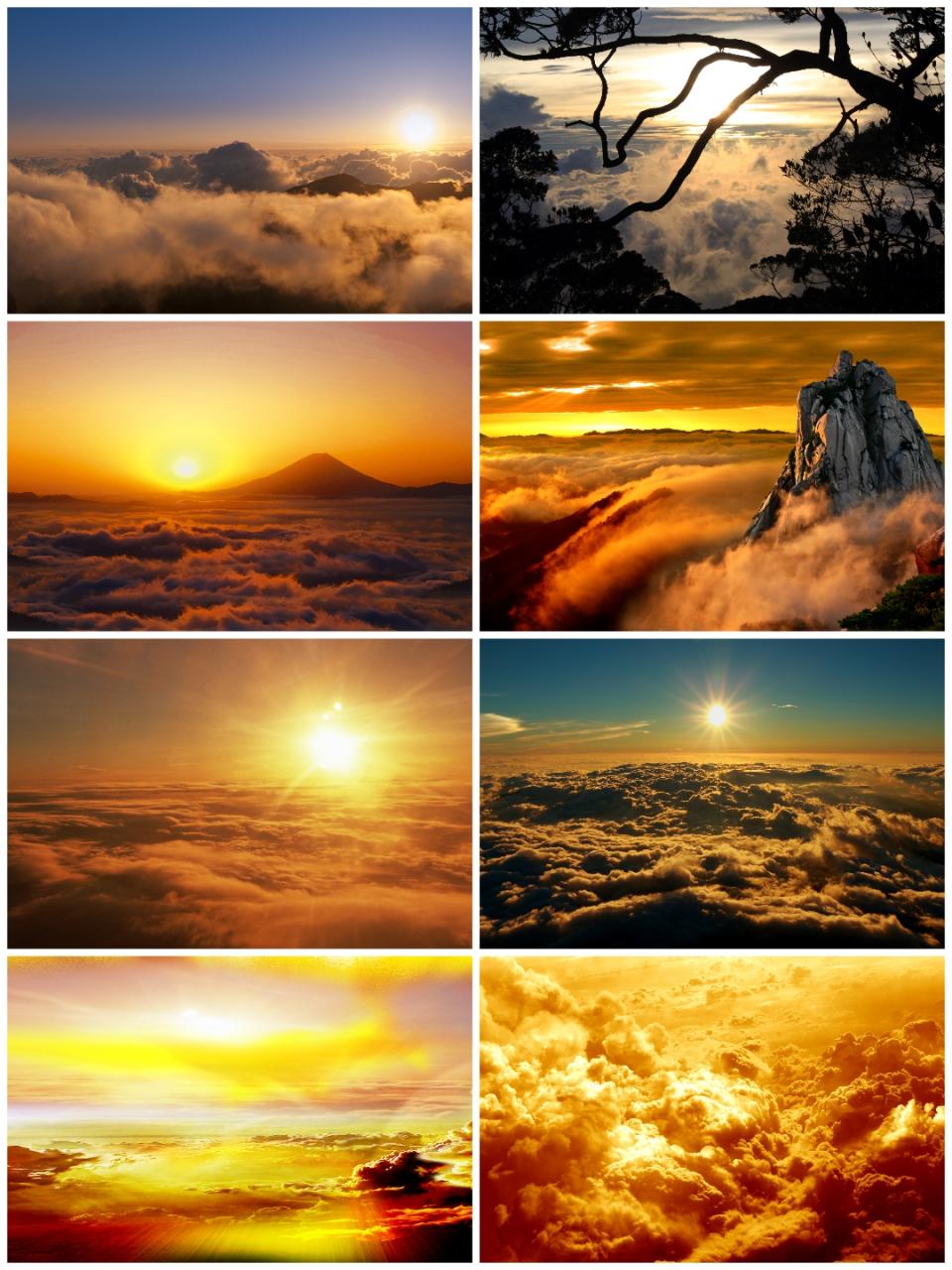 图片[4]-高清高空云层天空云雾云海自然美景风景设计合成JPG图片背景素材-设计猿