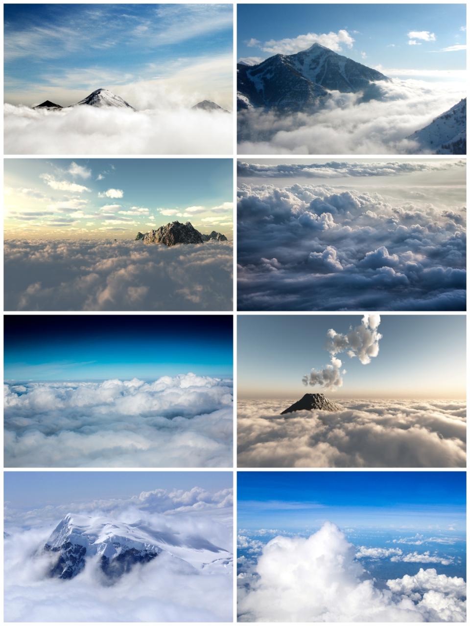 图片[5]-高清高空云层天空云雾云海自然美景风景设计合成JPG图片背景素材-设计猿