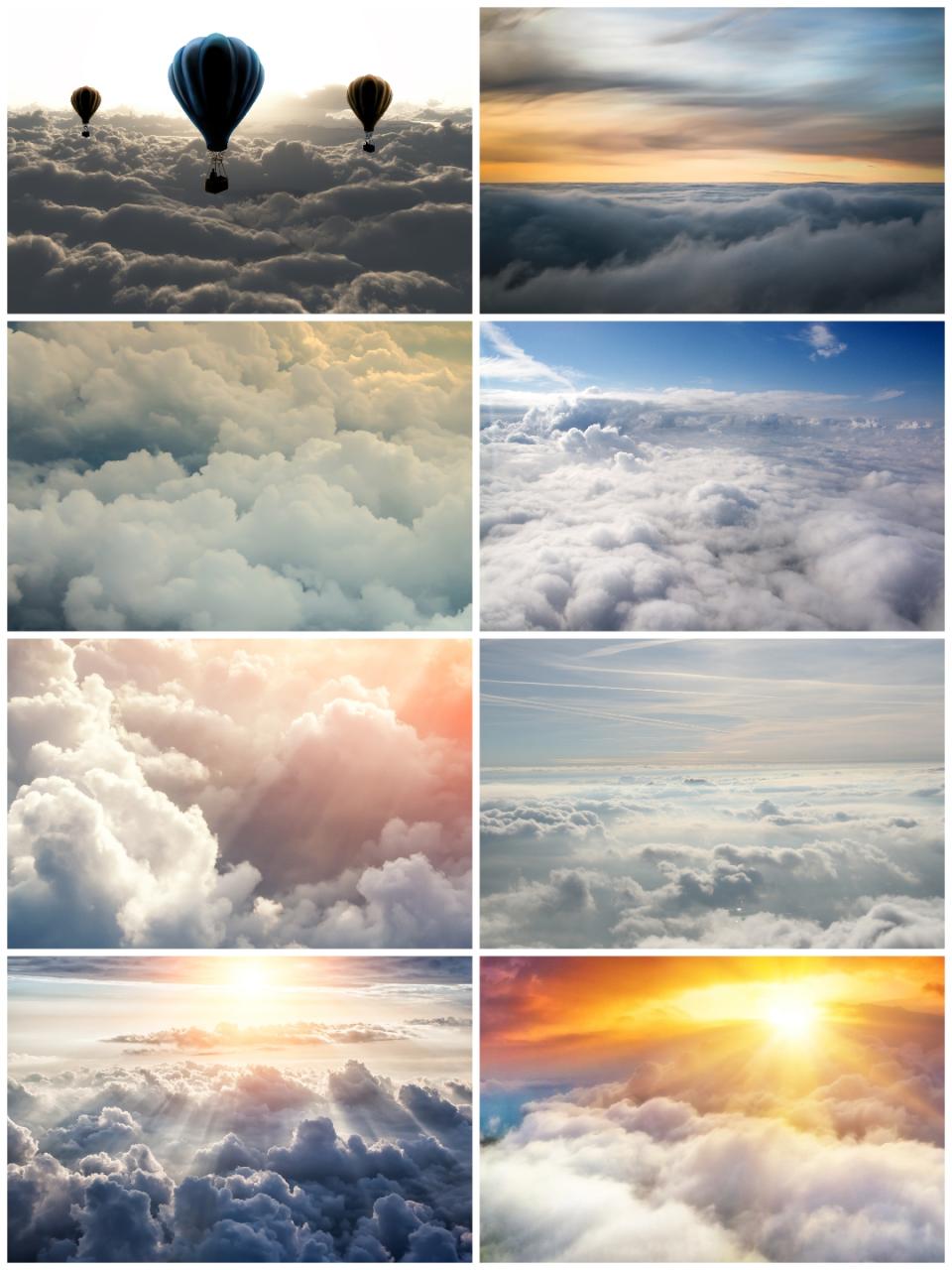 图片[7]-高清高空云层天空云雾云海自然美景风景设计合成JPG图片背景素材-设计猿