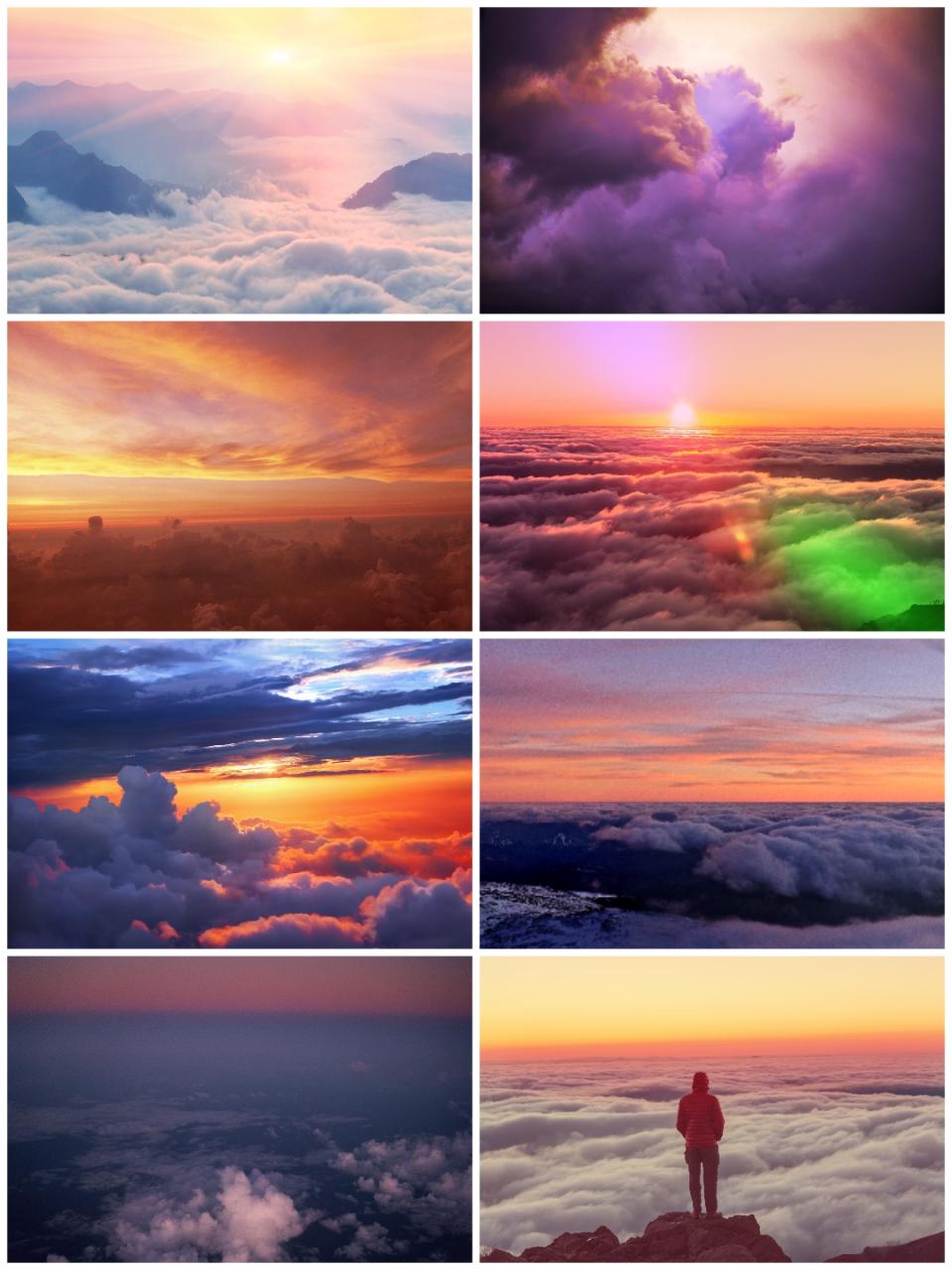 图片[8]-高清高空云层天空云雾云海自然美景风景设计合成JPG图片背景素材-设计猿