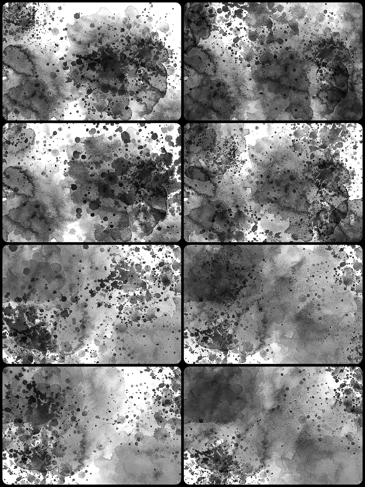图片[3]-黑色泼墨斑点晕染散水彩肌理纹理背景JPG图片后期合成设计素材-设计猿
