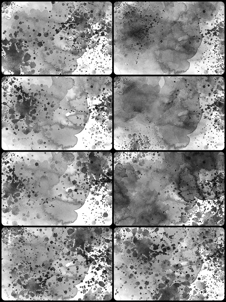 图片[6]-黑色泼墨斑点晕染散水彩肌理纹理背景JPG图片后期合成设计素材-设计猿