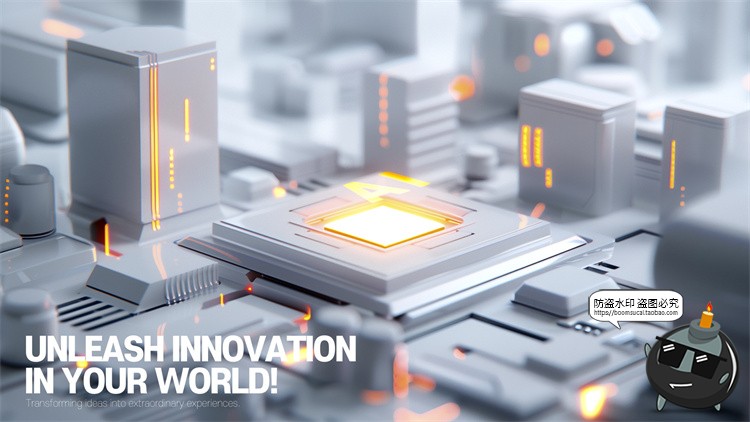 图片[15]-未来科幻人工智能AI算力芯片数码科技主视觉海报背景PSD模板素材-设计猿