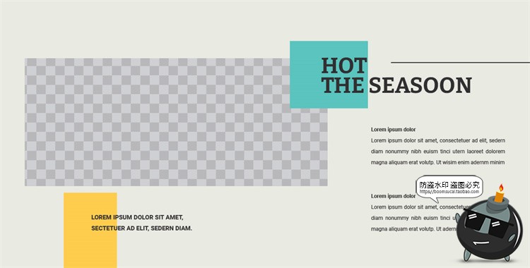 图片[5]-方形公司产品目录手册商业杂志图文排版版式PS分层Ai矢量模板素材-设计猿