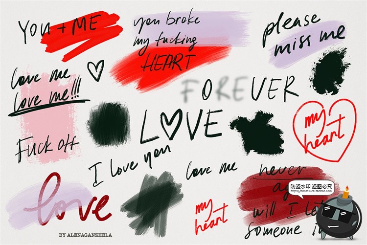 图片[3]-潮流复古怀旧爱情恋爱情人节剪报艺术拼贴剪贴画PNG免抠图片素材-设计猿