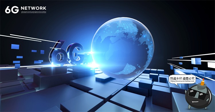 图片[7]-6G未来技术科技数码网络通信信号数据传输信息流海报PSD模板素材-设计猿