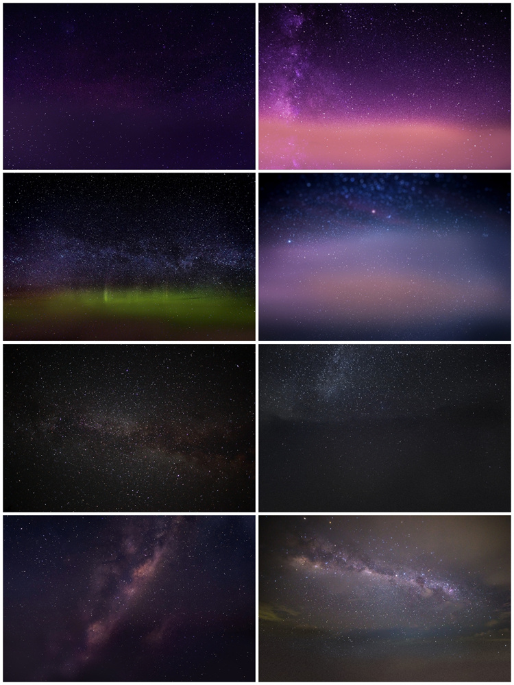 图片[3]-高清夜空晚上蓝色极光星光自然风光背景海报设计JPG叠层图片素材-设计猿