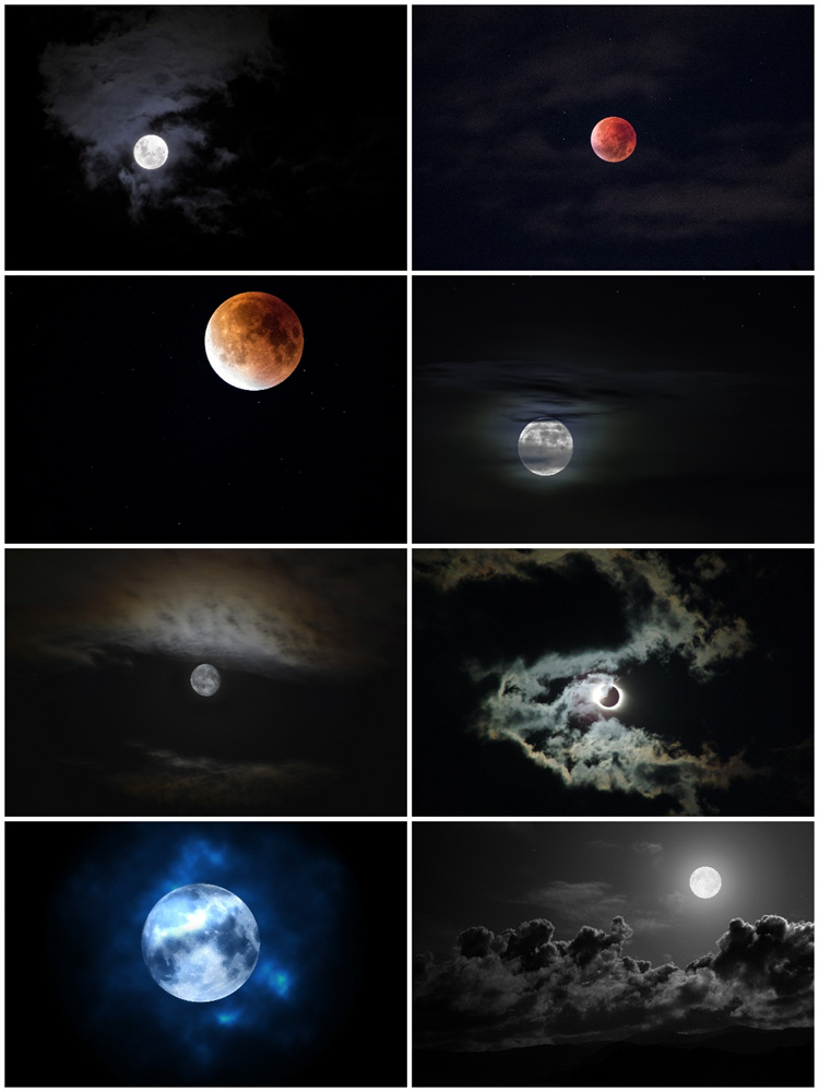 图片[9]-高清夜空晚上蓝色极光星光自然风光背景海报设计JPG叠层图片素材-设计猿