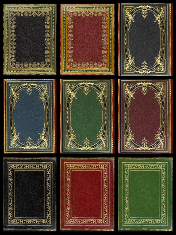 图片[3]-欧式古董复古陈旧古老书皮书脊魔法封面高清背景元素JPG图片素材-设计猿