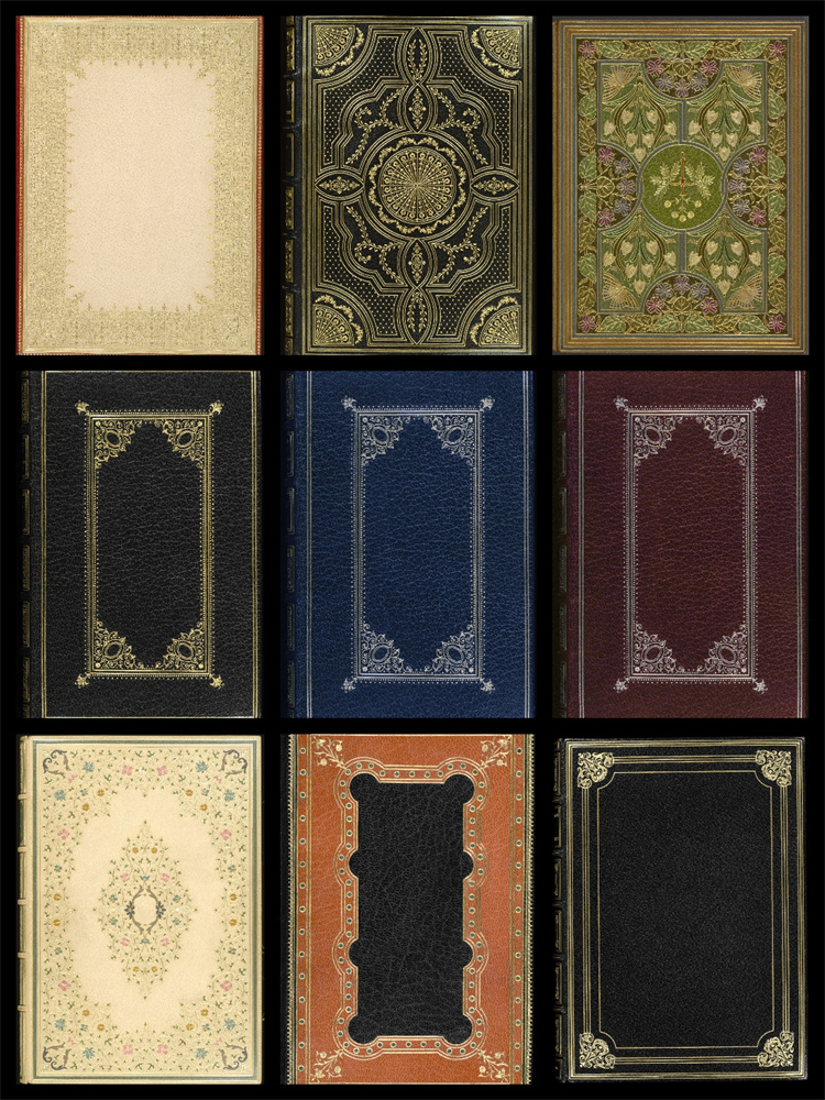 图片[5]-欧式古董复古陈旧古老书皮书脊魔法封面高清背景元素JPG图片素材-设计猿