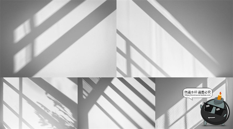 图片[2]-自然文艺光影窗框窗格阴影投影倒影背景底纹png免抠图片合成素材-设计猿