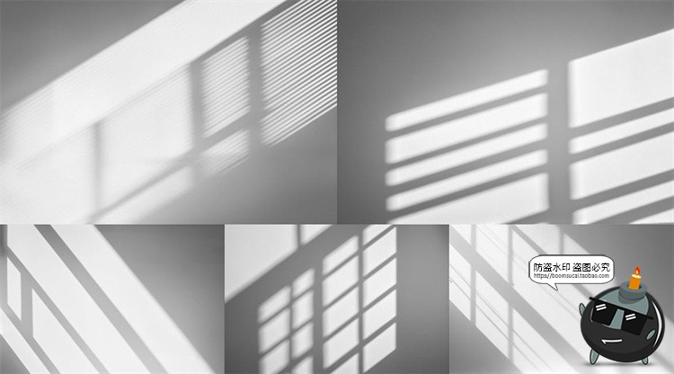 图片[3]-自然文艺光影窗框窗格阴影投影倒影背景底纹png免抠图片合成素材-设计猿