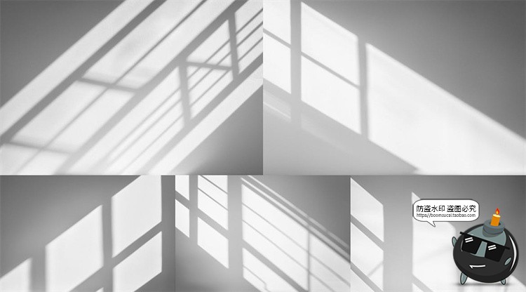 图片[5]-自然文艺光影窗框窗格阴影投影倒影背景底纹png免抠图片合成素材-设计猿