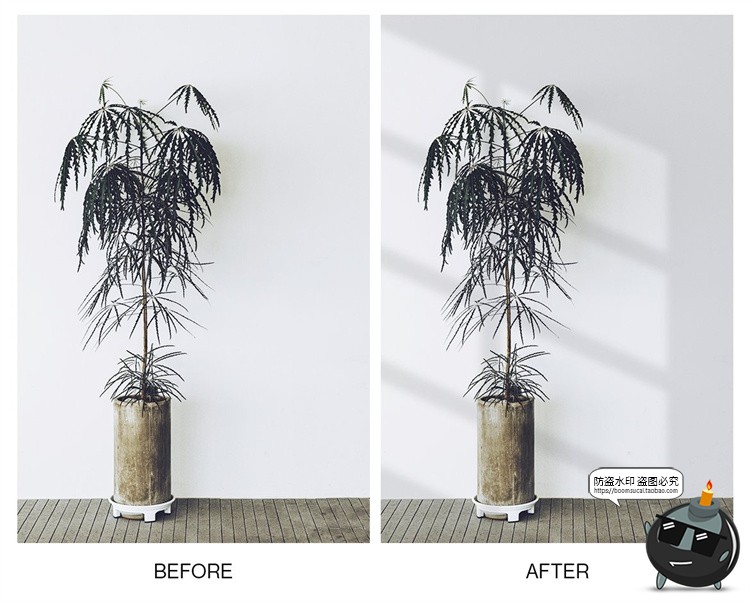 图片[4]-自然文艺光影窗格影子阳光投影阴影背景底纹PNG免抠图片后期素材-设计猿