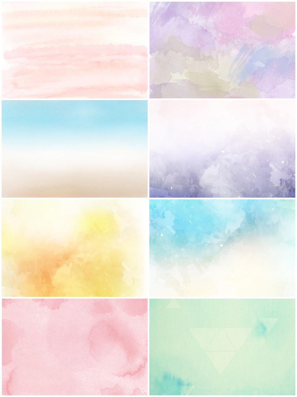 图片[9]-小清新淡雅水彩水墨泼墨晕染效果溶图JPG背景底纹平面图片素材-设计猿