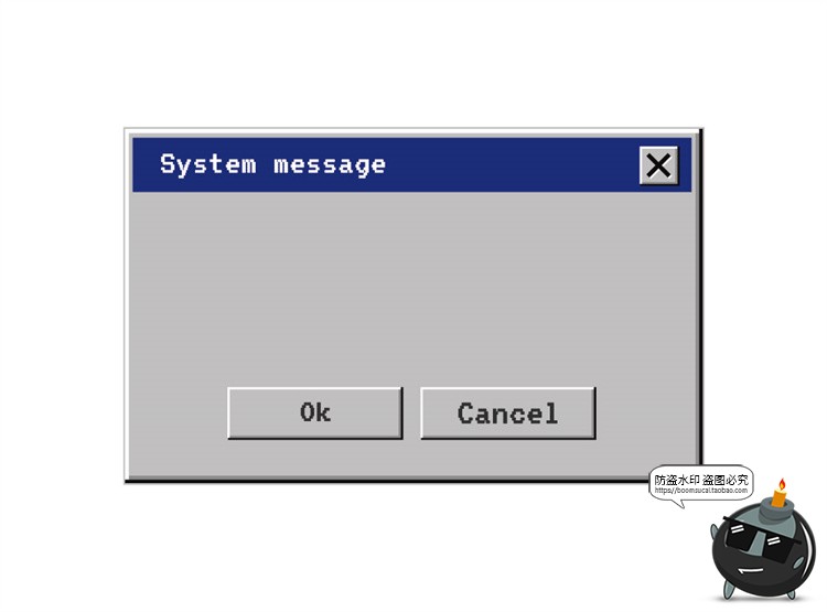 图片[4]-复古卡通蒸汽波像素老式电脑弹窗边框窗口AI矢量插画PNG免抠素材-设计猿