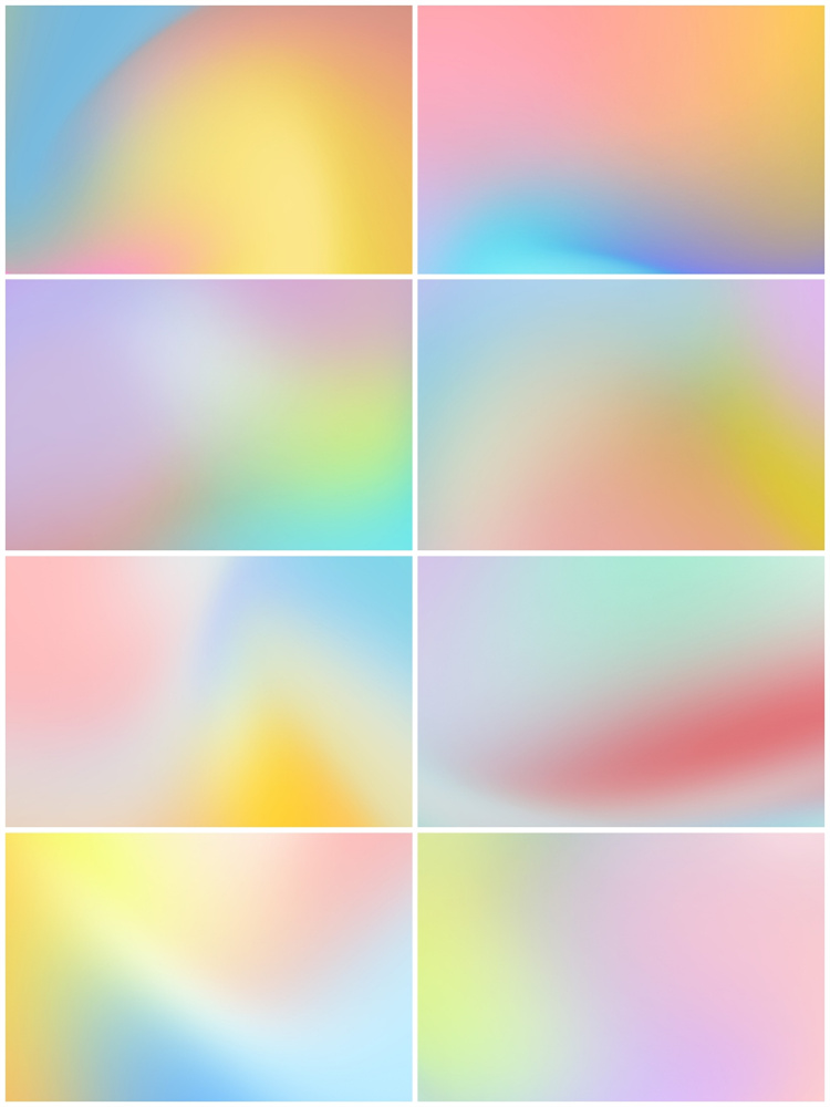 图片[1]-流体蒸汽波时尚渐变色朦胧彩全息渐变抽象背景JPG图片设计PS素材-设计猿