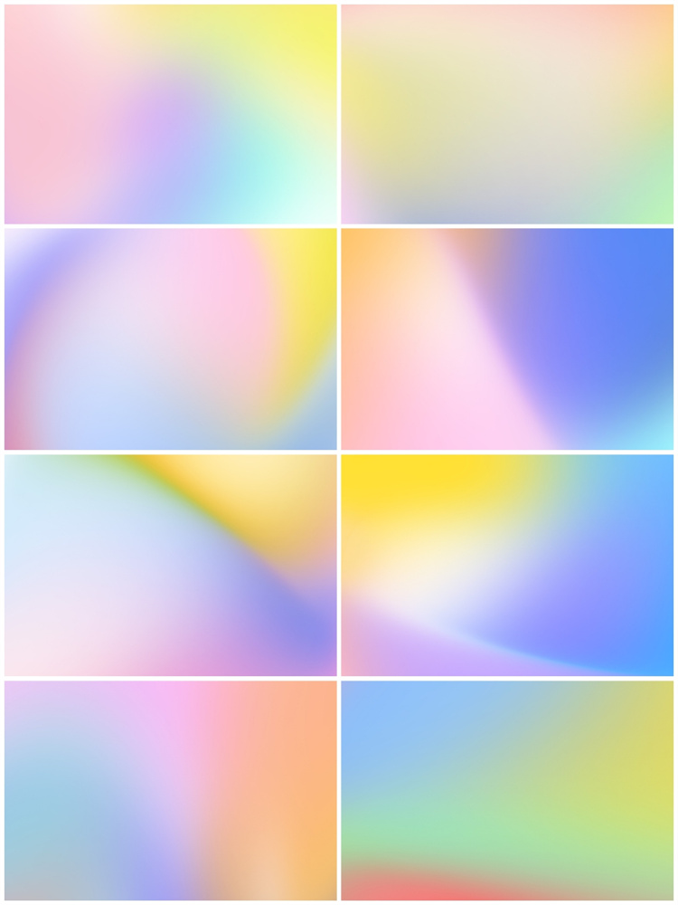 图片[3]-流体蒸汽波时尚渐变色朦胧彩全息渐变抽象背景JPG图片设计PS素材-设计猿