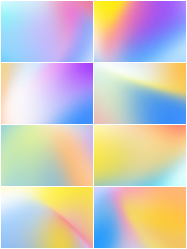 图片[4]-流体蒸汽波时尚渐变色朦胧彩全息渐变抽象背景JPG图片设计PS素材-设计猿