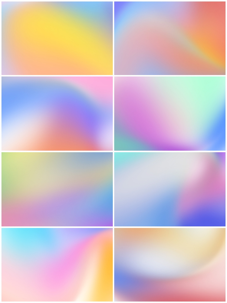 图片[5]-流体蒸汽波时尚渐变色朦胧彩全息渐变抽象背景JPG图片设计PS素材-设计猿