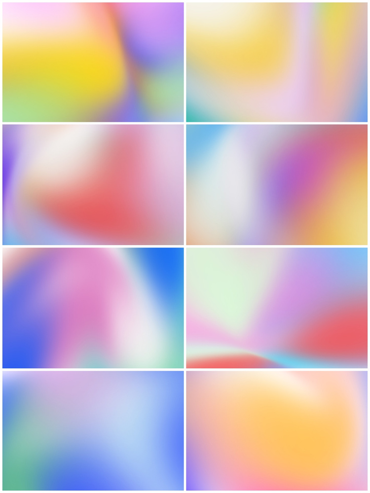 图片[6]-流体蒸汽波时尚渐变色朦胧彩全息渐变抽象背景JPG图片设计PS素材-设计猿