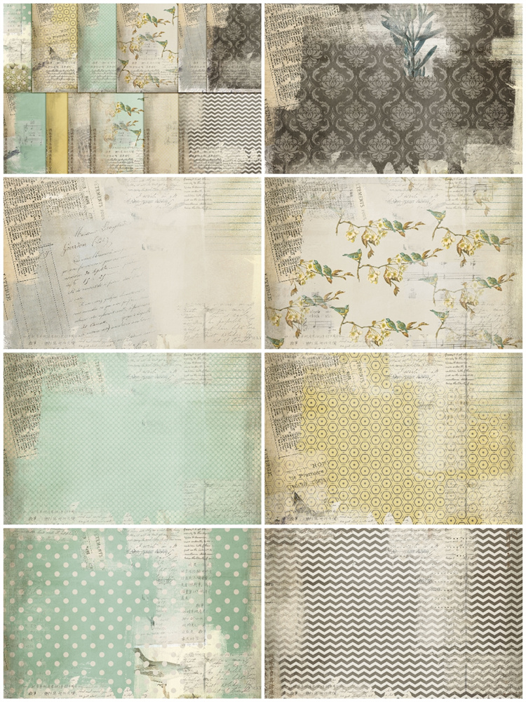 浓厚复古风纸张破旧年代感纸纹理效果质感背景设计PS素材JPG图片-设计猿