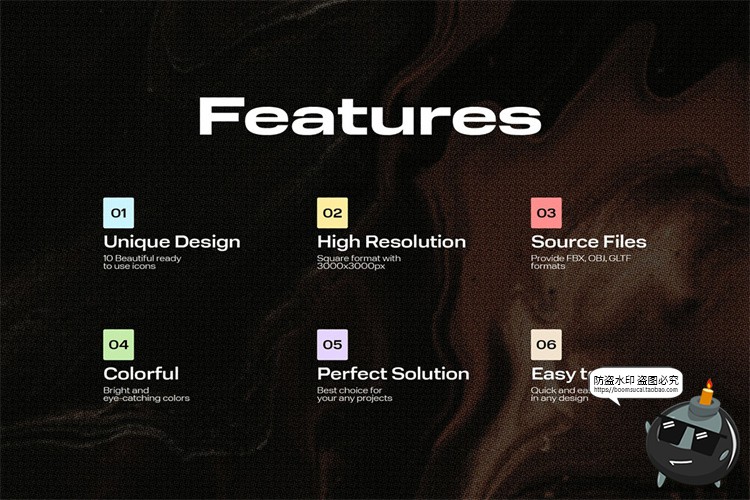 图片[4]-趣味3D卡通游戏装备武器斧刀剑锤盔甲插画OBJ插图icon图标PNG素材-设计猿