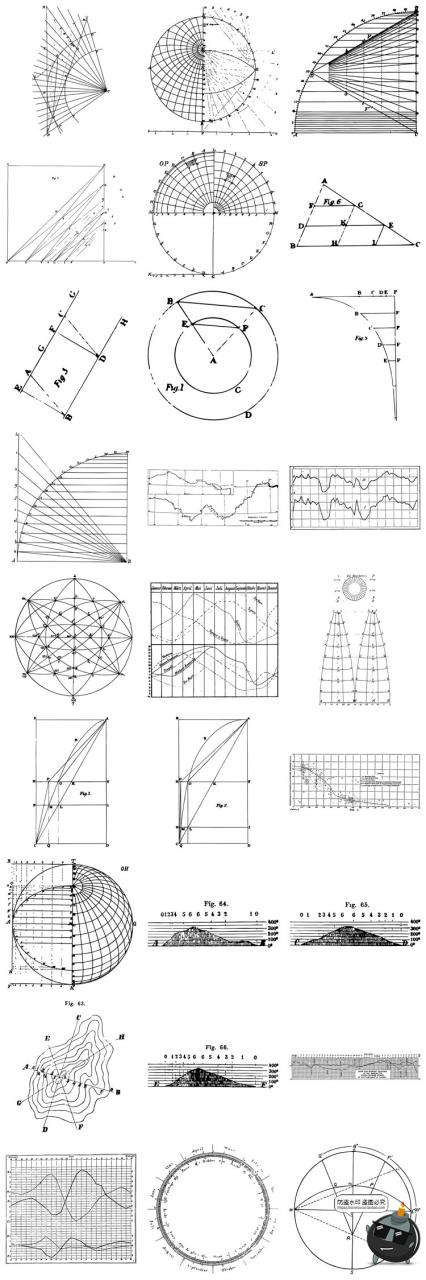 图片[2]-复古HUD蒸汽波赛博机能生物化学数据公式图表抽象PNG+SVG图形素材-设计猿