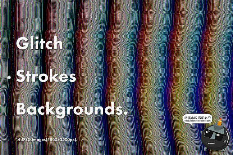 图片[1]-电视显示器RGB彩色信号干扰故障雪花屏混乱像素化背景JPG图片素材-设计猿