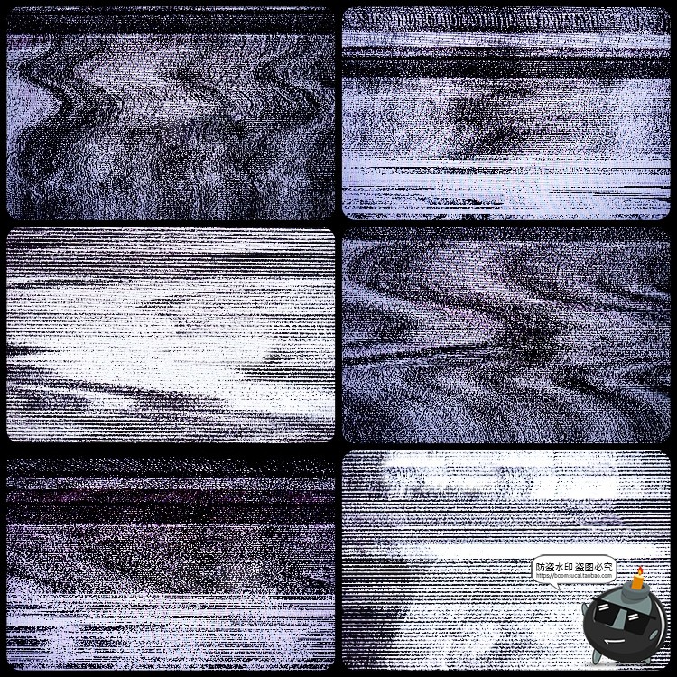 图片[11]-电视显示器RGB彩色信号干扰故障雪花屏混乱像素化背景JPG图片素材-设计猿