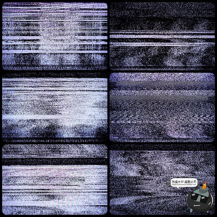 图片[14]-电视显示器RGB彩色信号干扰故障雪花屏混乱像素化背景JPG图片素材-设计猿