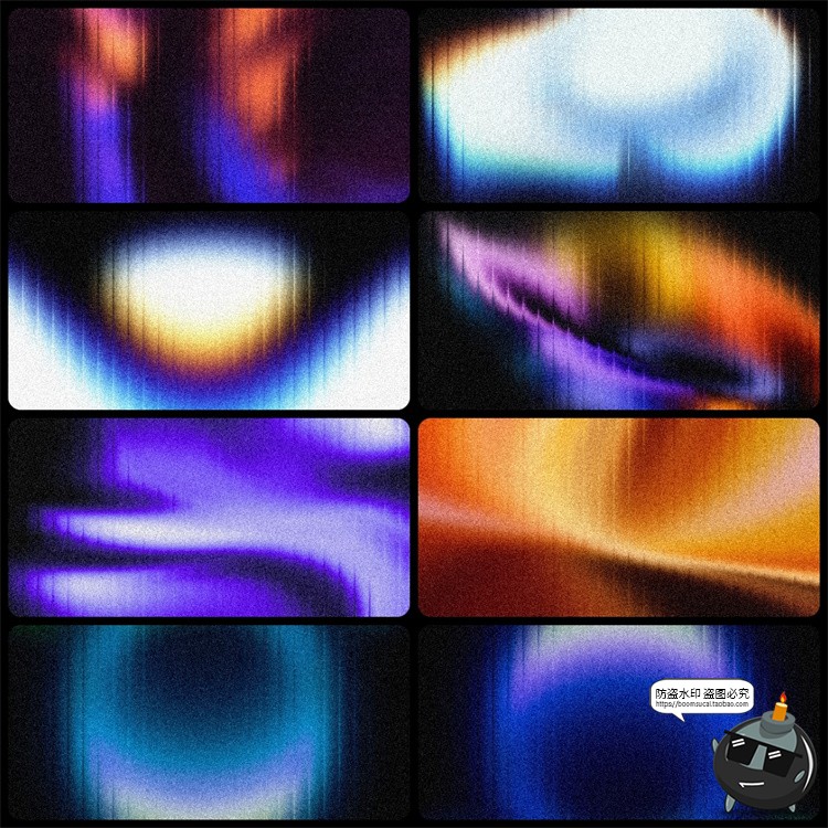 图片[6]-高清彩长虹虹色金属镀铬液体玻璃条纹纹理抽象艺术JPG背景图素材-设计猿