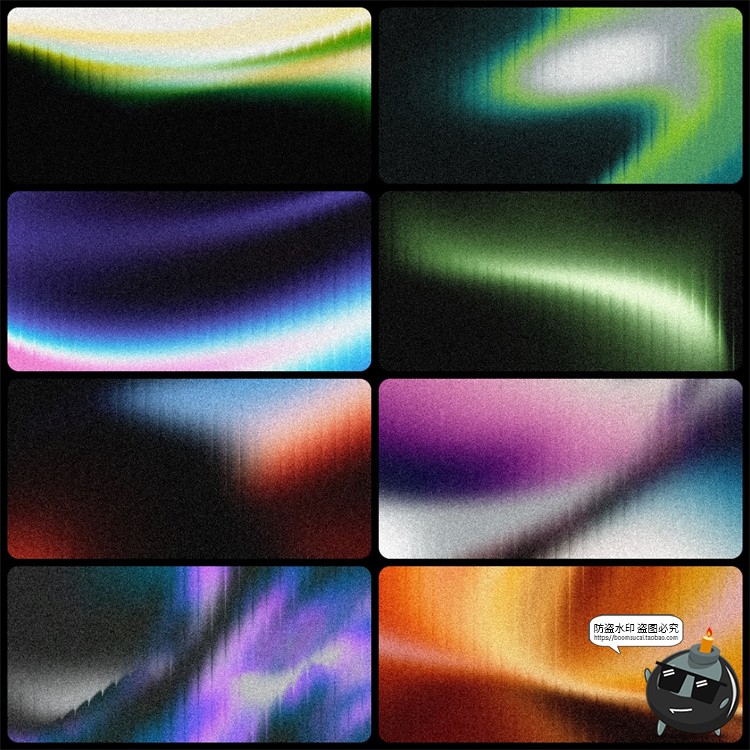 图片[10]-高清彩长虹虹色金属镀铬液体玻璃条纹纹理抽象艺术JPG背景图素材-设计猿