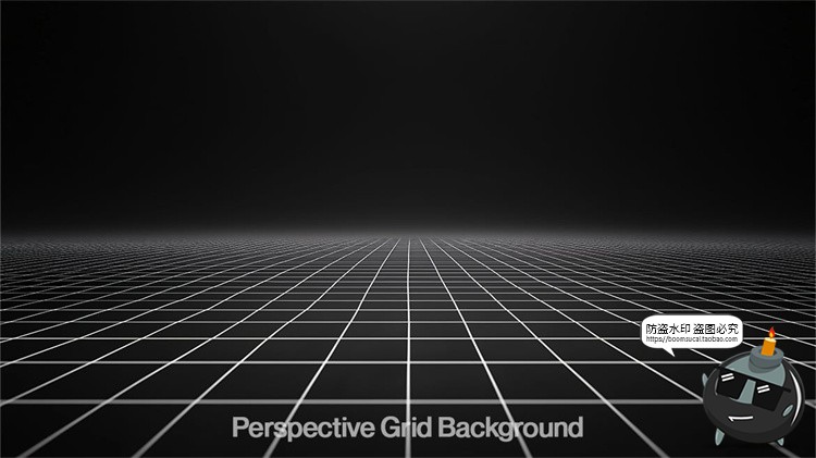 图片[7]-黑白抽象科幻蒸汽波赛博朋克空间网格科技海报背景JPG图片素材-设计猿