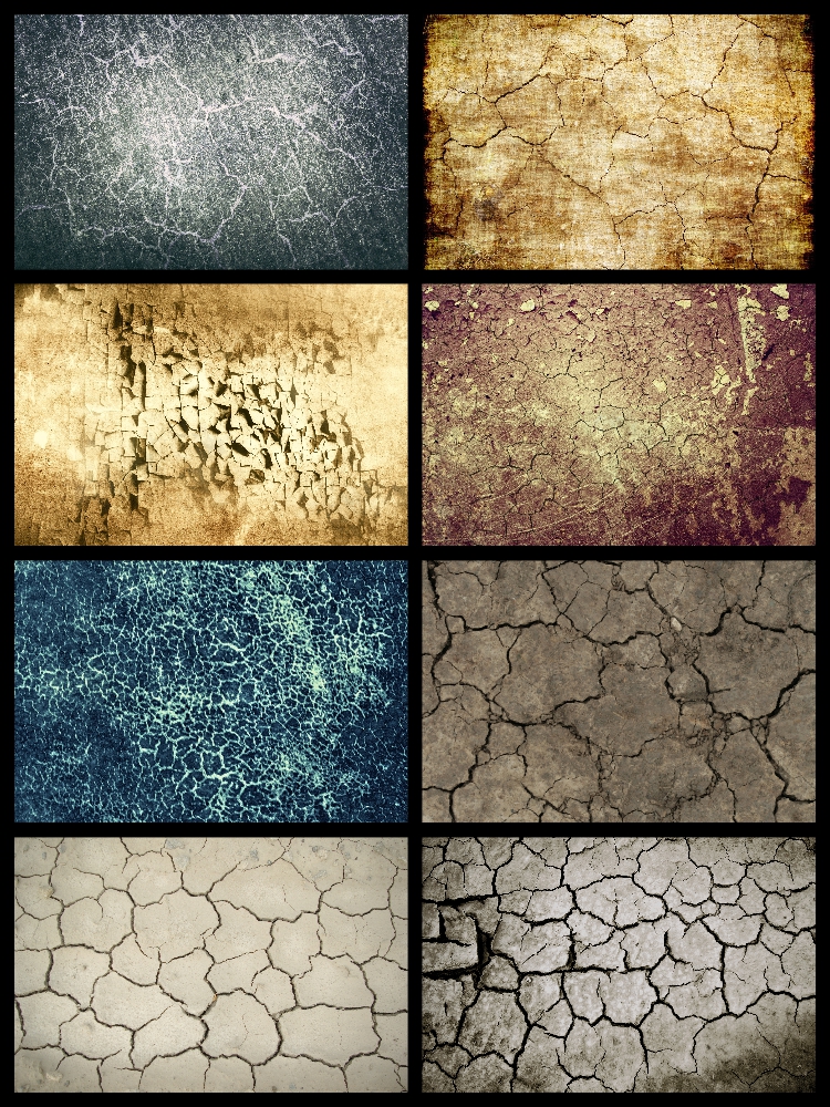 图片[4]-干裂地面干旱土地开裂裂缝纹理肌理背景设计高清JPG图片合成素材-设计猿