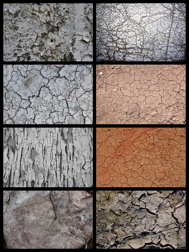 图片[5]-干裂地面干旱土地开裂裂缝纹理肌理背景设计高清JPG图片合成素材-设计猿