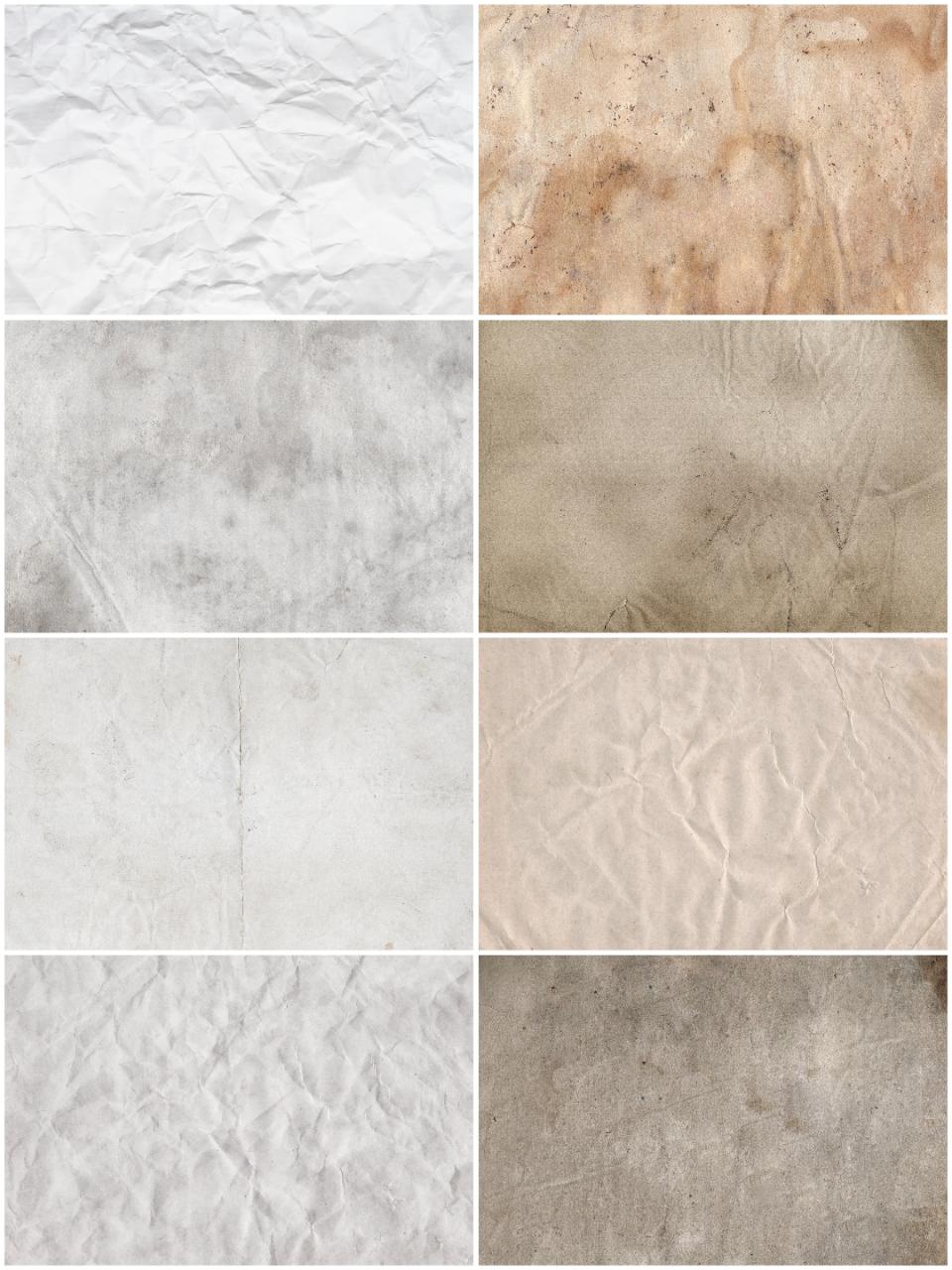 图片[6]-褶皱折痕效果旧纸张纹理纸面背景纹理高清设计师合成JPG图片素材-设计猿