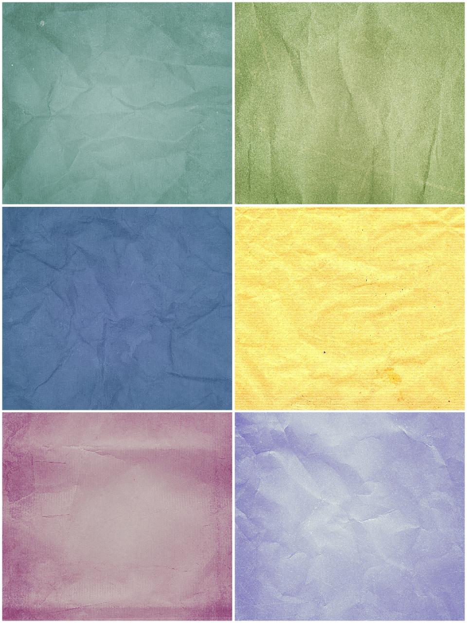 图片[7]-褶皱折痕效果旧纸张纹理纸面背景纹理高清设计师合成JPG图片素材-设计猿