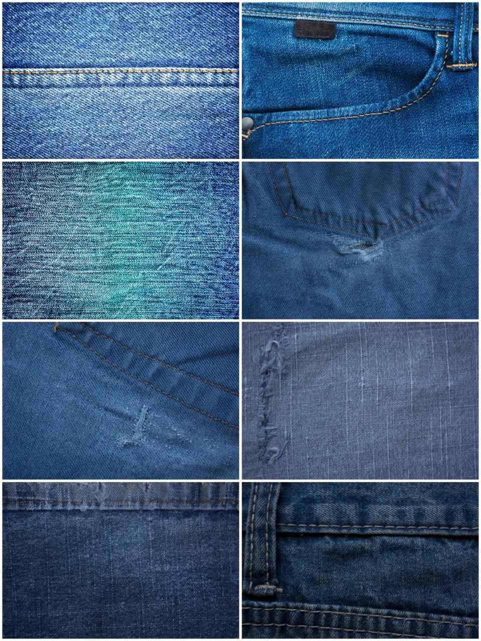图片[4]-高清牛仔裤布纹JPG图片质感材质面料纹理背景设计美工合成PS素材-设计猿