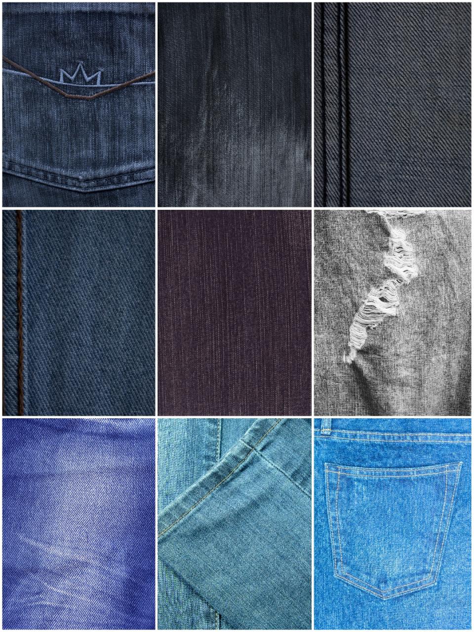 图片[10]-高清牛仔裤布纹JPG图片质感材质面料纹理背景设计美工合成PS素材-设计猿