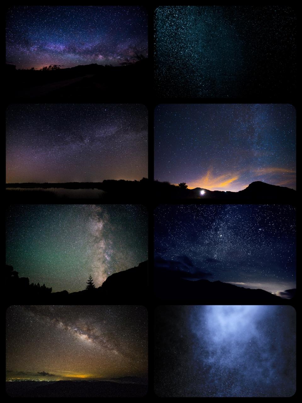 图片[2]-星夜空星光星云太空宇宙银河自然风景合成JPG高清图片背景PS素材-设计猿