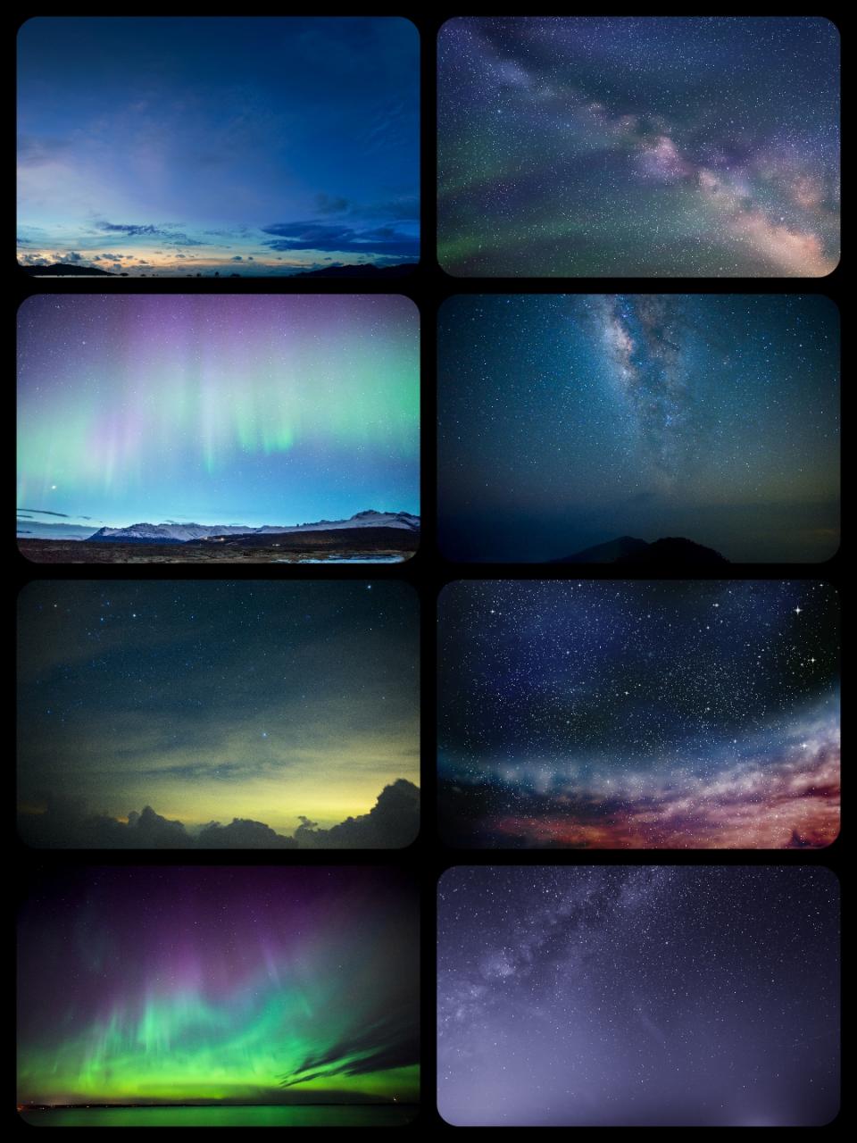 图片[3]-星夜空星光星云太空宇宙银河自然风景合成JPG高清图片背景PS素材-设计猿