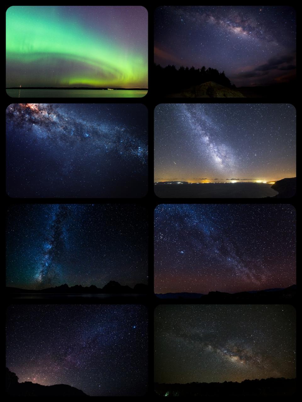 图片[6]-星夜空星光星云太空宇宙银河自然风景合成JPG高清图片背景PS素材-设计猿